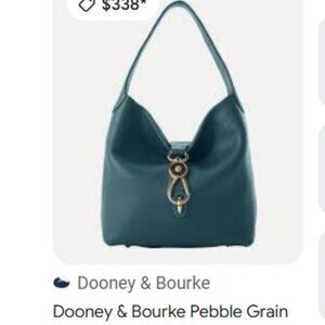 Dooney & Bourke Pebble Grain Hobo Bag TEAL